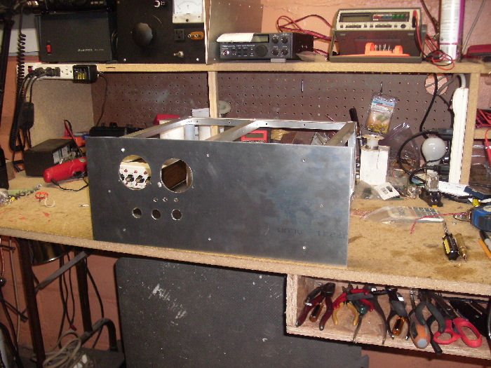 Meter hole and switch cut out