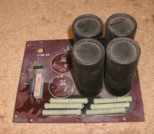 Another View PCB Filter Cap Board