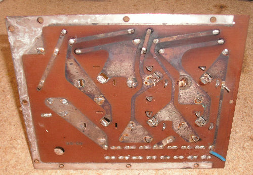 Before Cleaning PCB Filter Cap Board